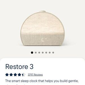 Hatch Restore 3 Smart Sleep Alarm Clock Sound Machine